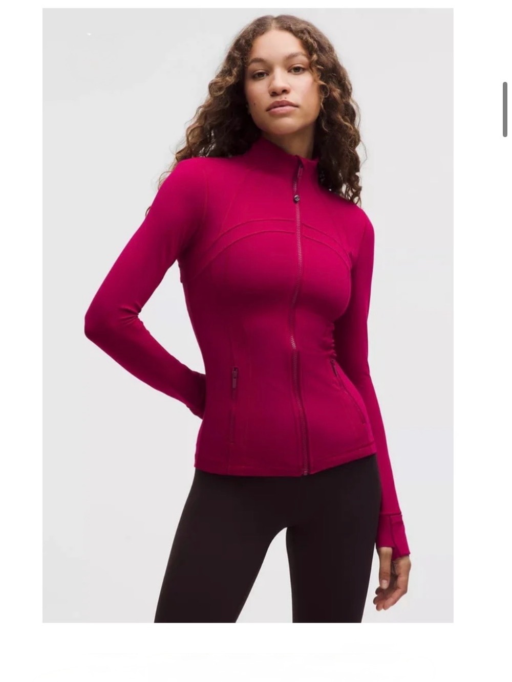 Lululemon NWT Define Jacket Nulu - Berry Rumble - Picture 6 of 7
